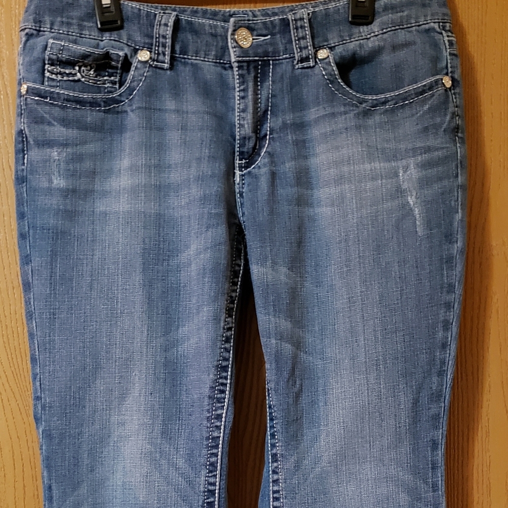Seven7 Medium Wash Boot-Cut Jeans